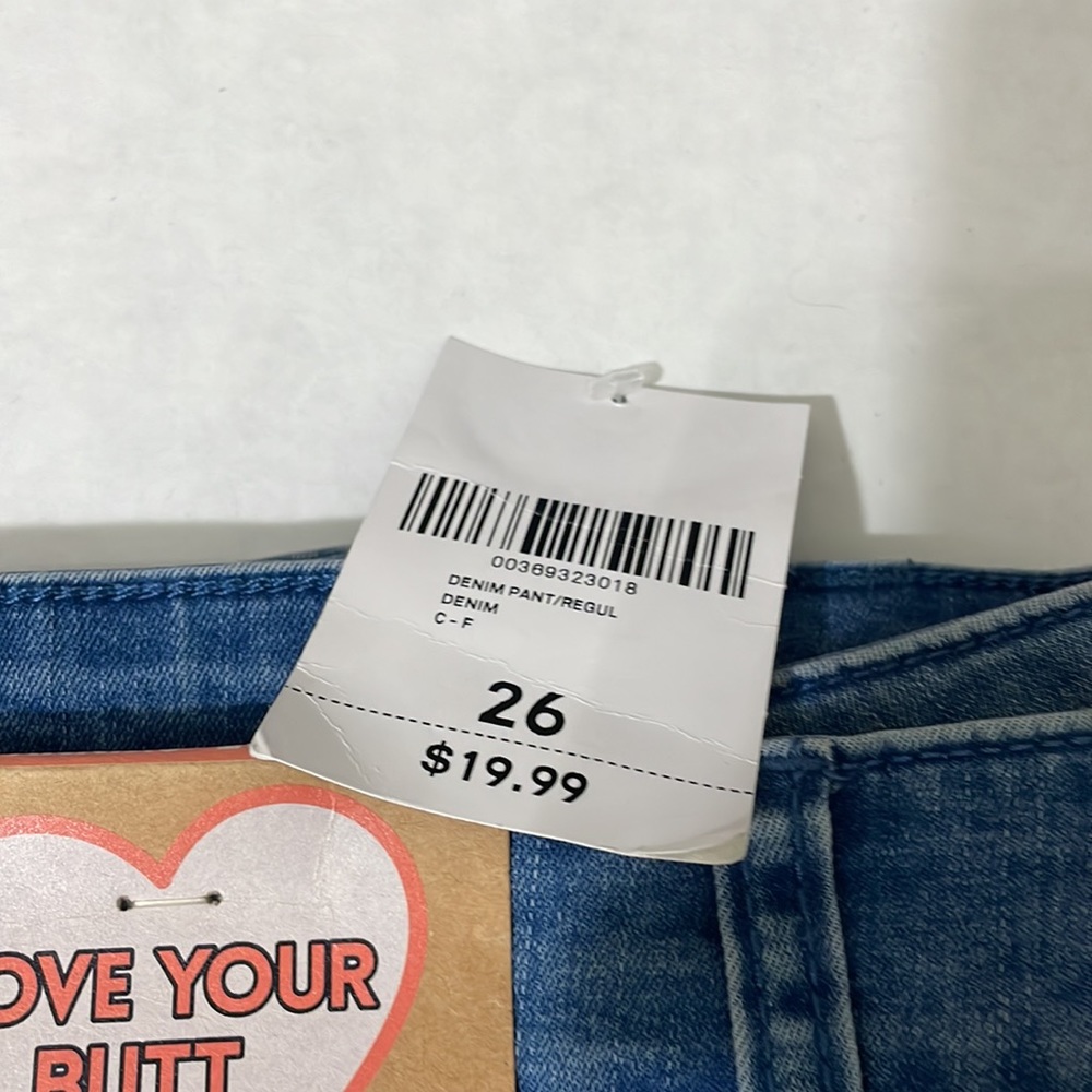 Forever 21+ Ladies Denim High Rise Skinny Pants sz 26 NWT - Picture 3 of 5